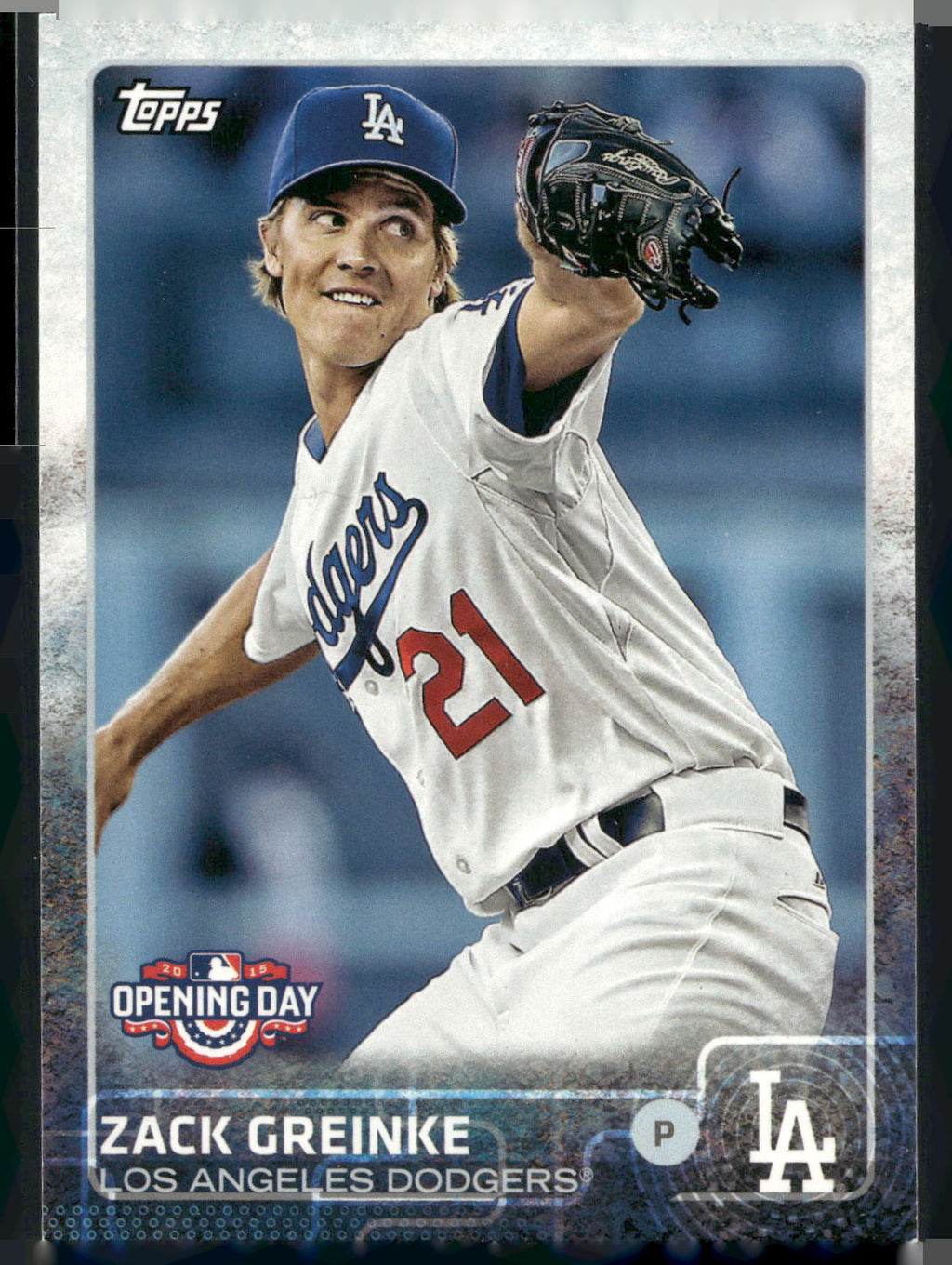 2015 Topps Opening Day #85 Zack Greinke