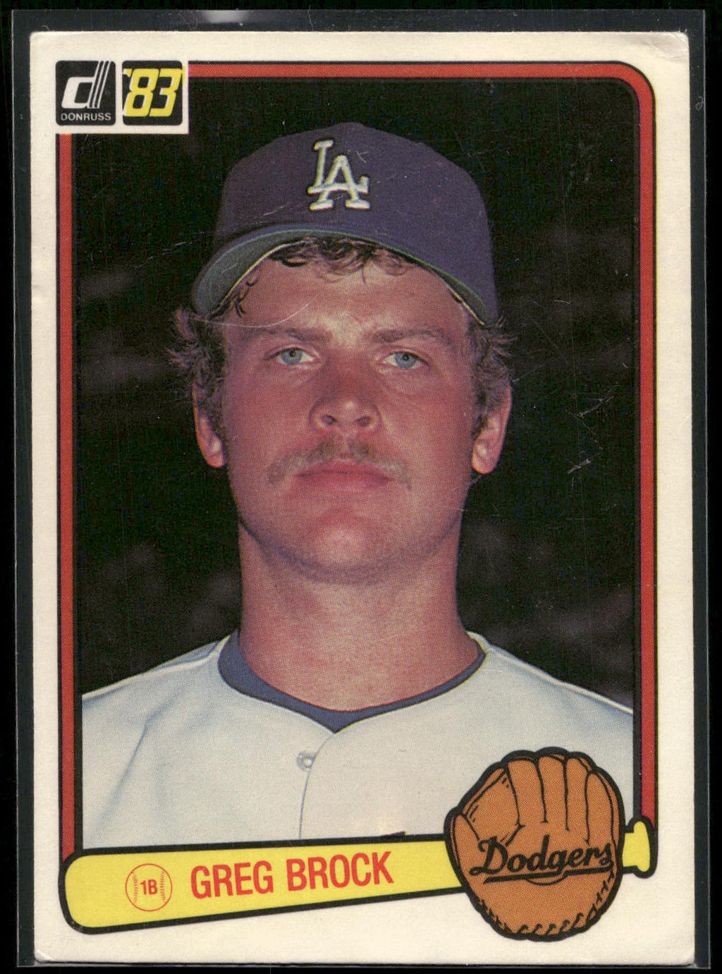 1983 Donruss #579 Greg Brock