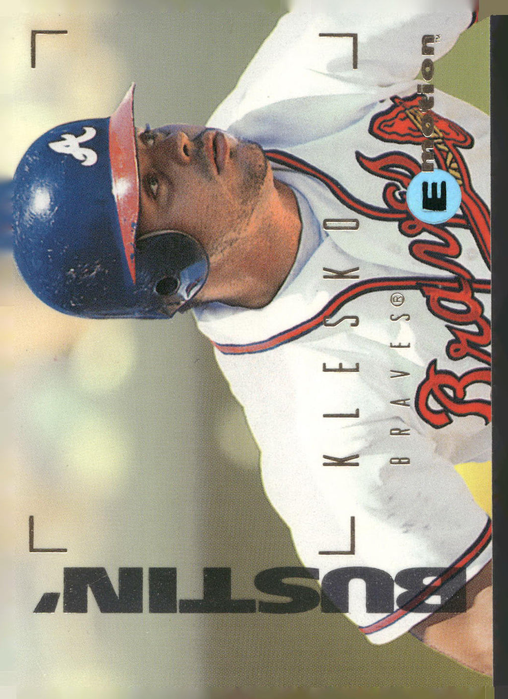 1995 SkyBox E-Motion #104 Ryan Klesko