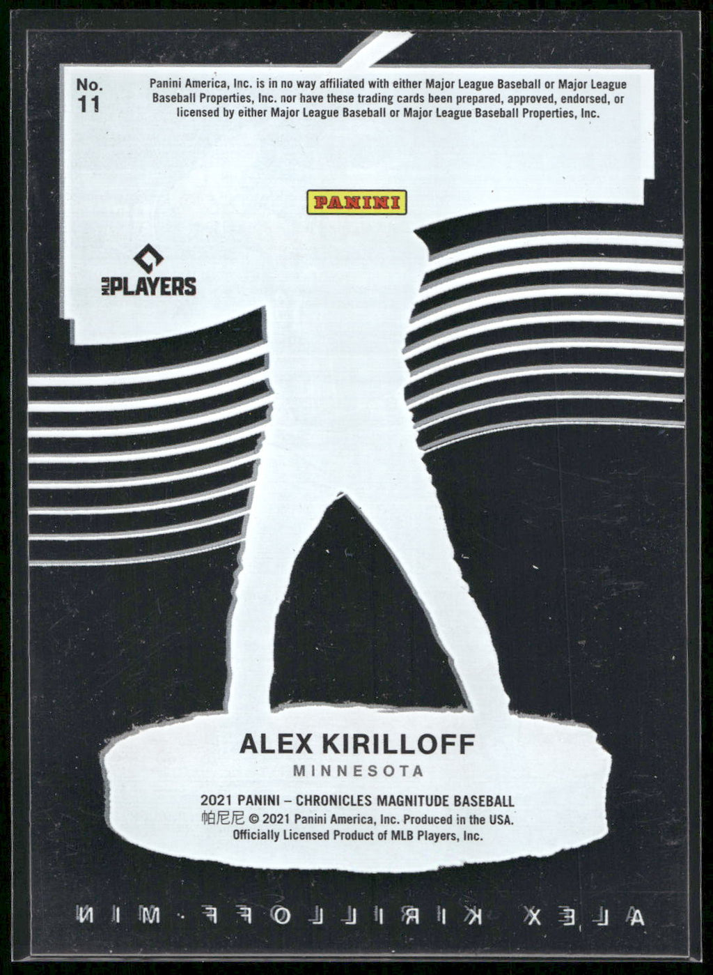 2021 Panini Chronicles #11 Alex Kirilloff Magnitude