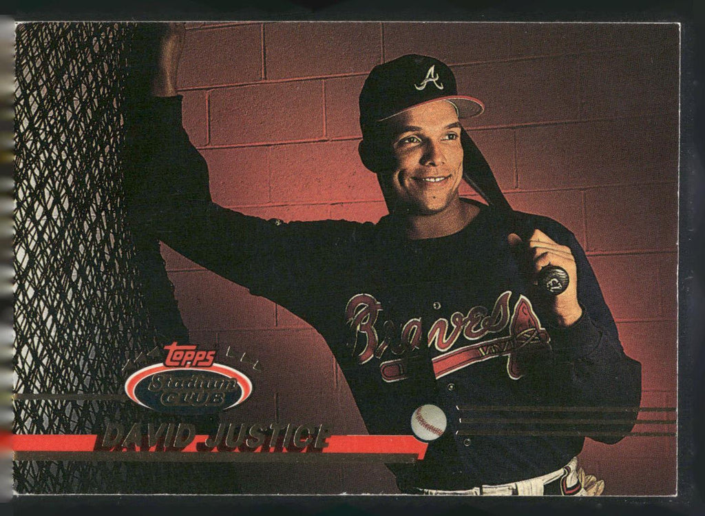 1993 Stadium Club #660 David Justice