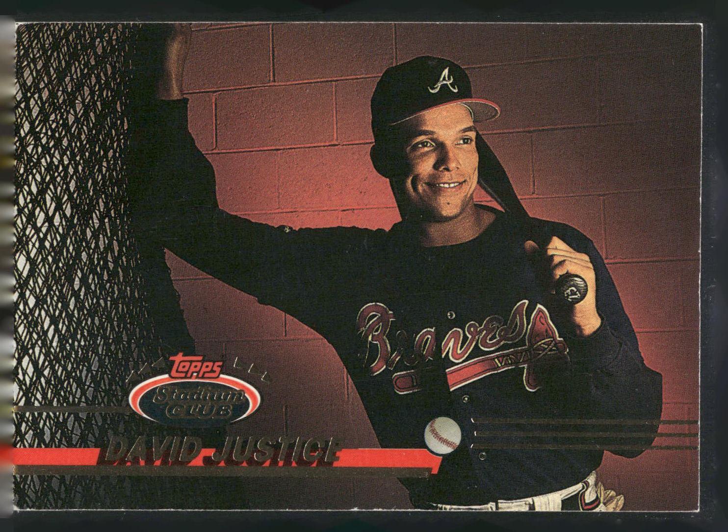 1993 Stadium Club #660 David Justice