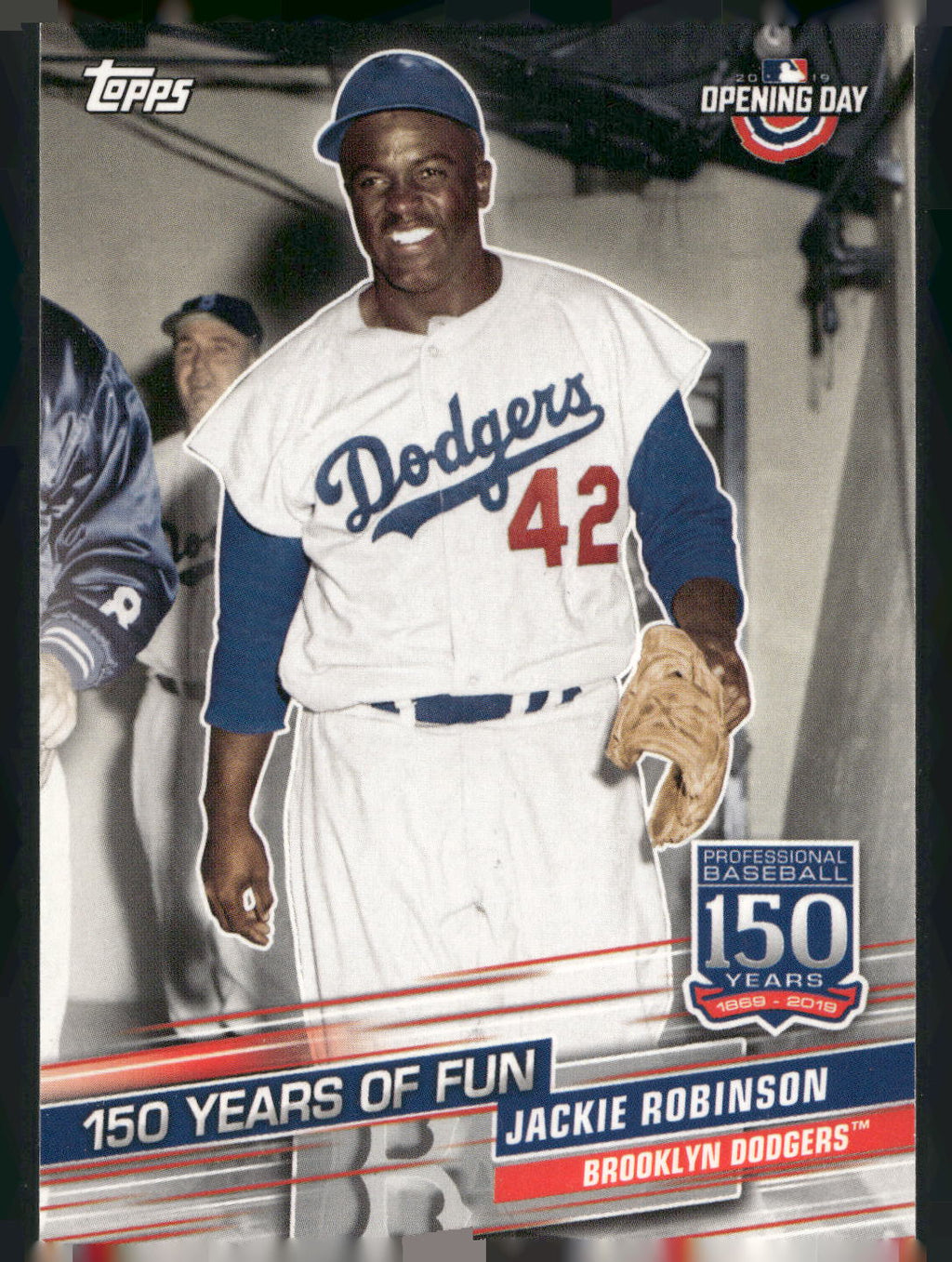2019 Topps Opening Day #YOF-2 Jackie Robinson 150 Years of Fun