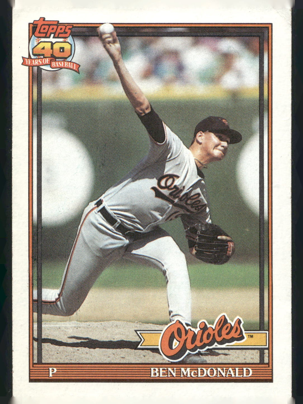 1991 Topps #497 Ben McDonald