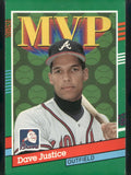 1991 Donruss #402 Dave Justice