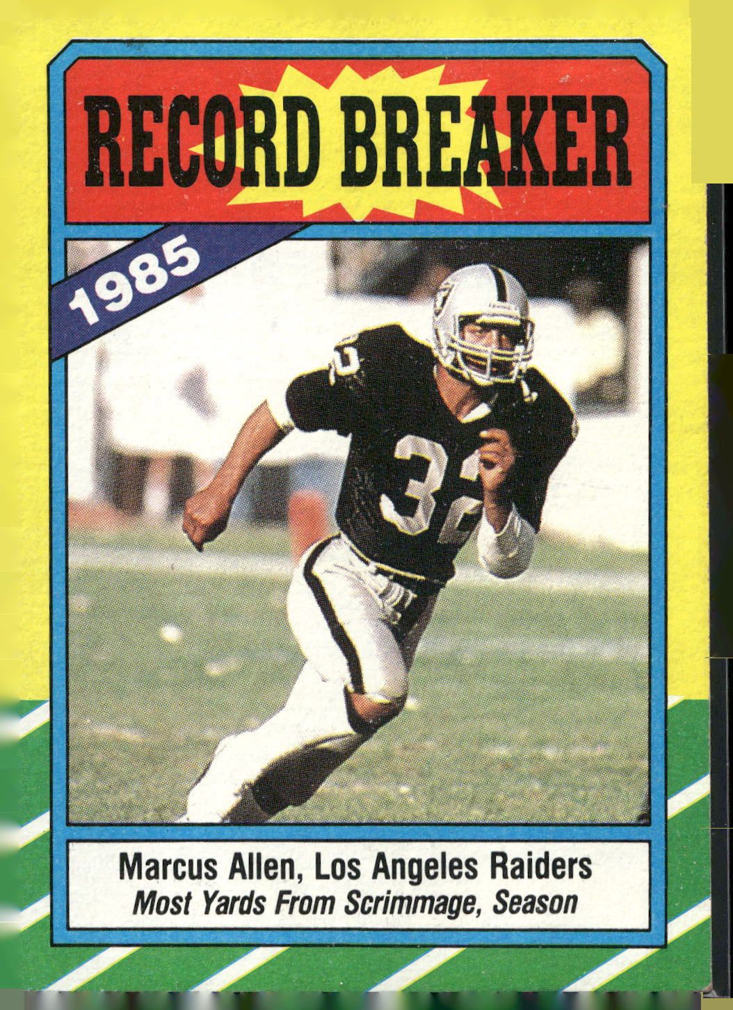 1986 Topps #1 Marcus Allen