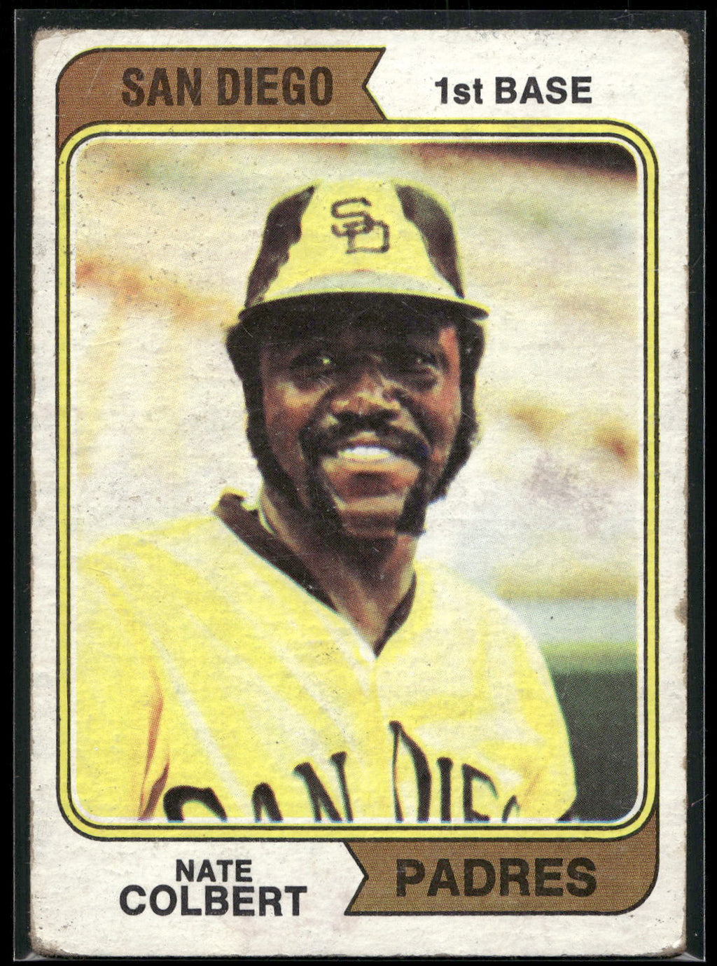1974 Topps #125b Nate Colbert