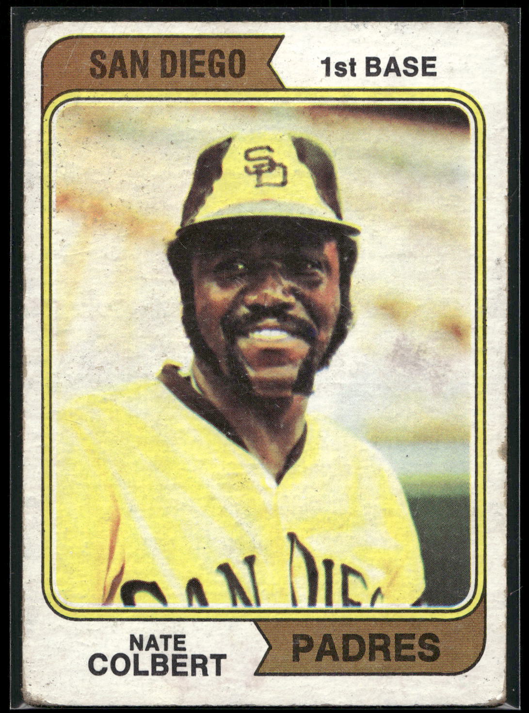 1974 Topps #125b Nate Colbert