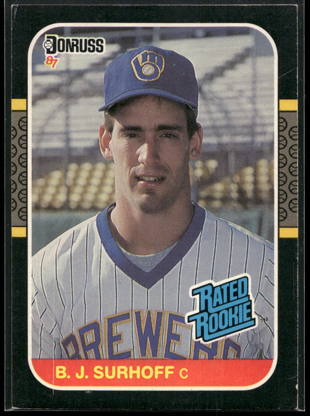 1987 Donruss #28 B.J. Surhoff