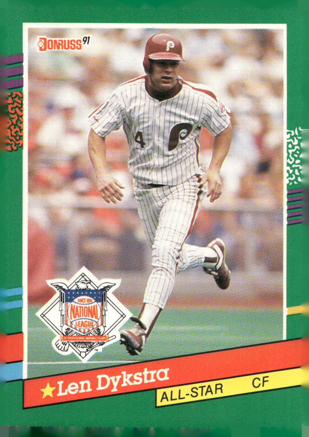1991 Donruss #434 Len Dykstra
