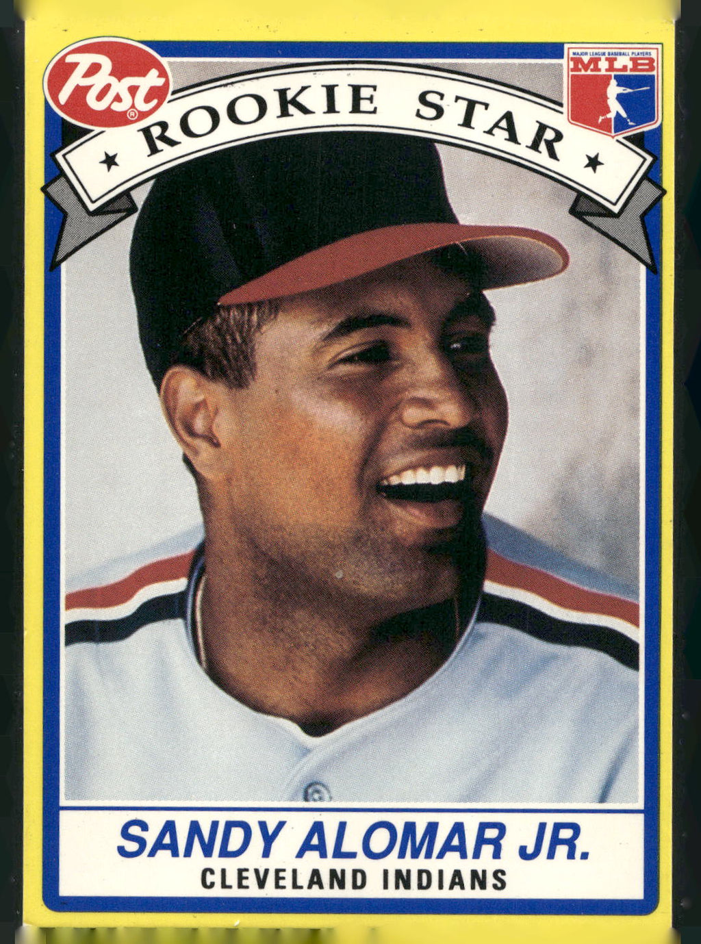 1991 Post Cereal #6 Sandy Alomar Jr.