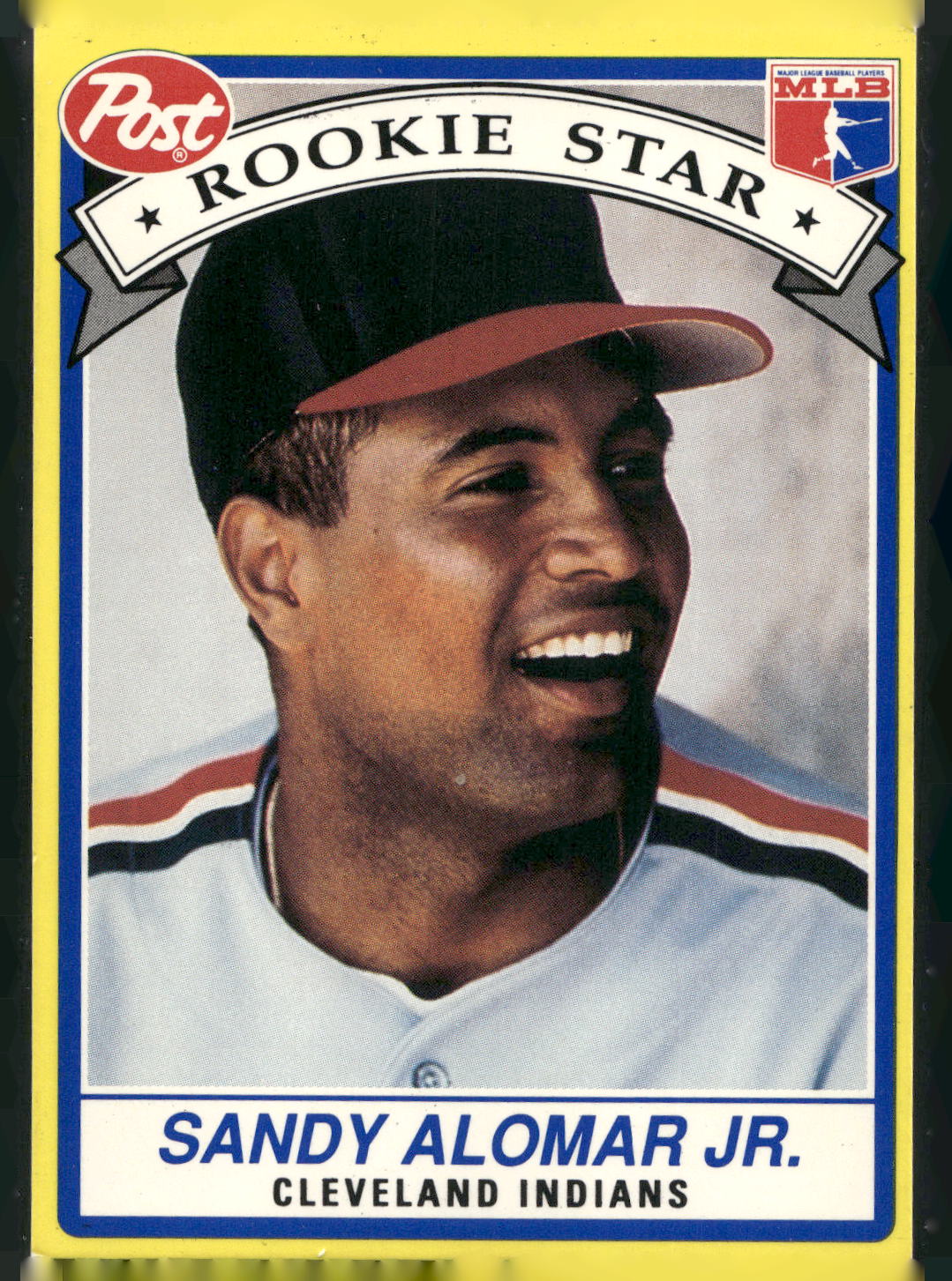 1991 Post Cereal #6 Sandy Alomar Jr.