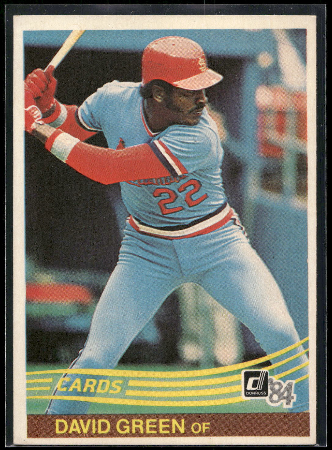 1984 Donruss #425 David Green