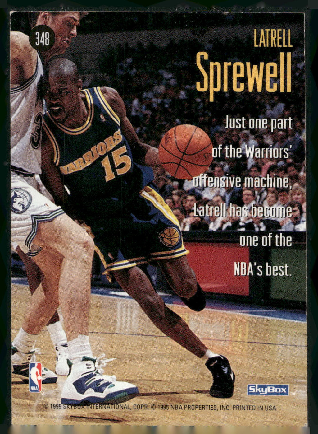 1994-95 SkyBox Premium #348 Latrell Sprewell