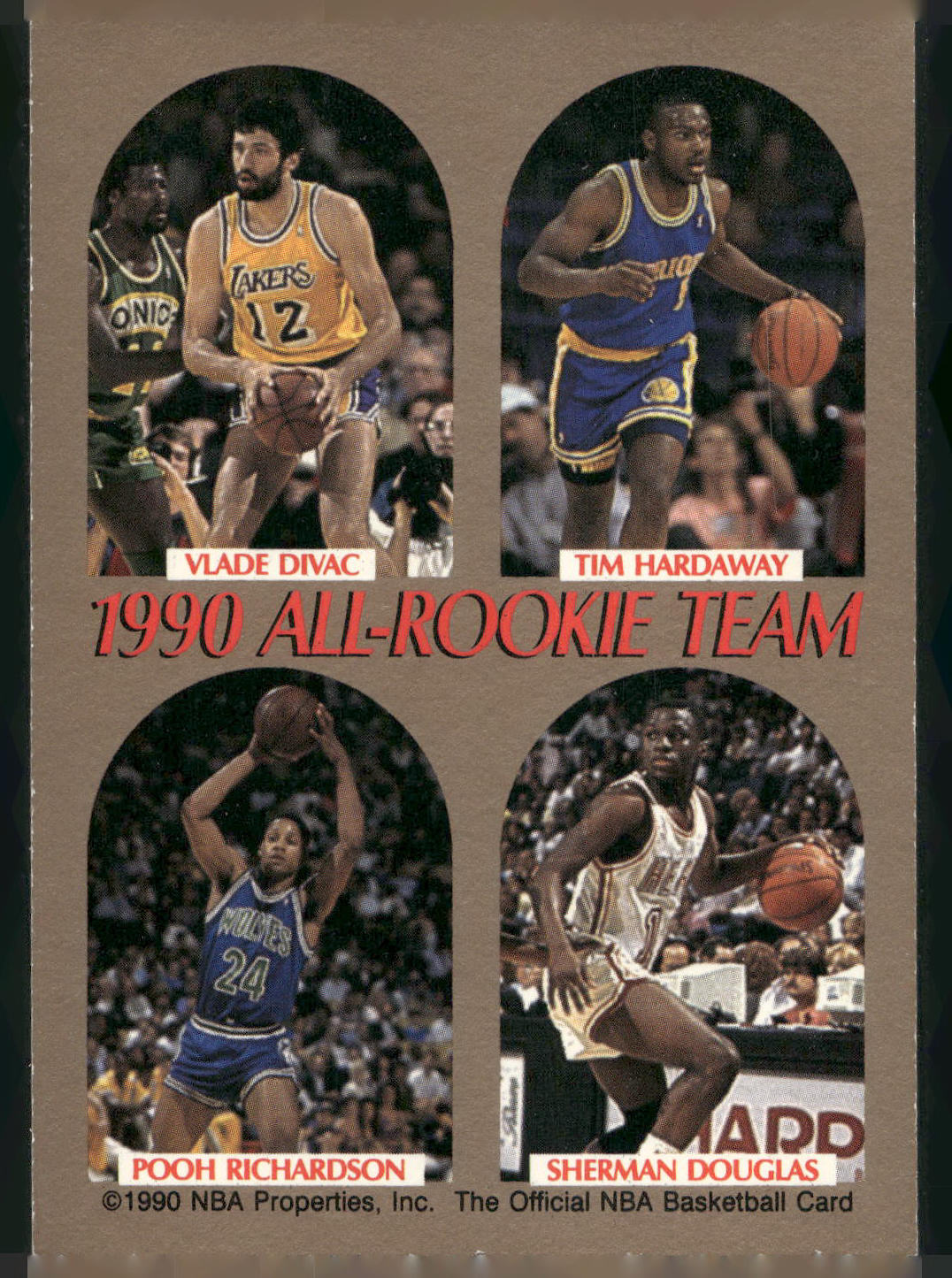 1990-91 Hoops David Robinson Divac Hardaway Richardson Douglas