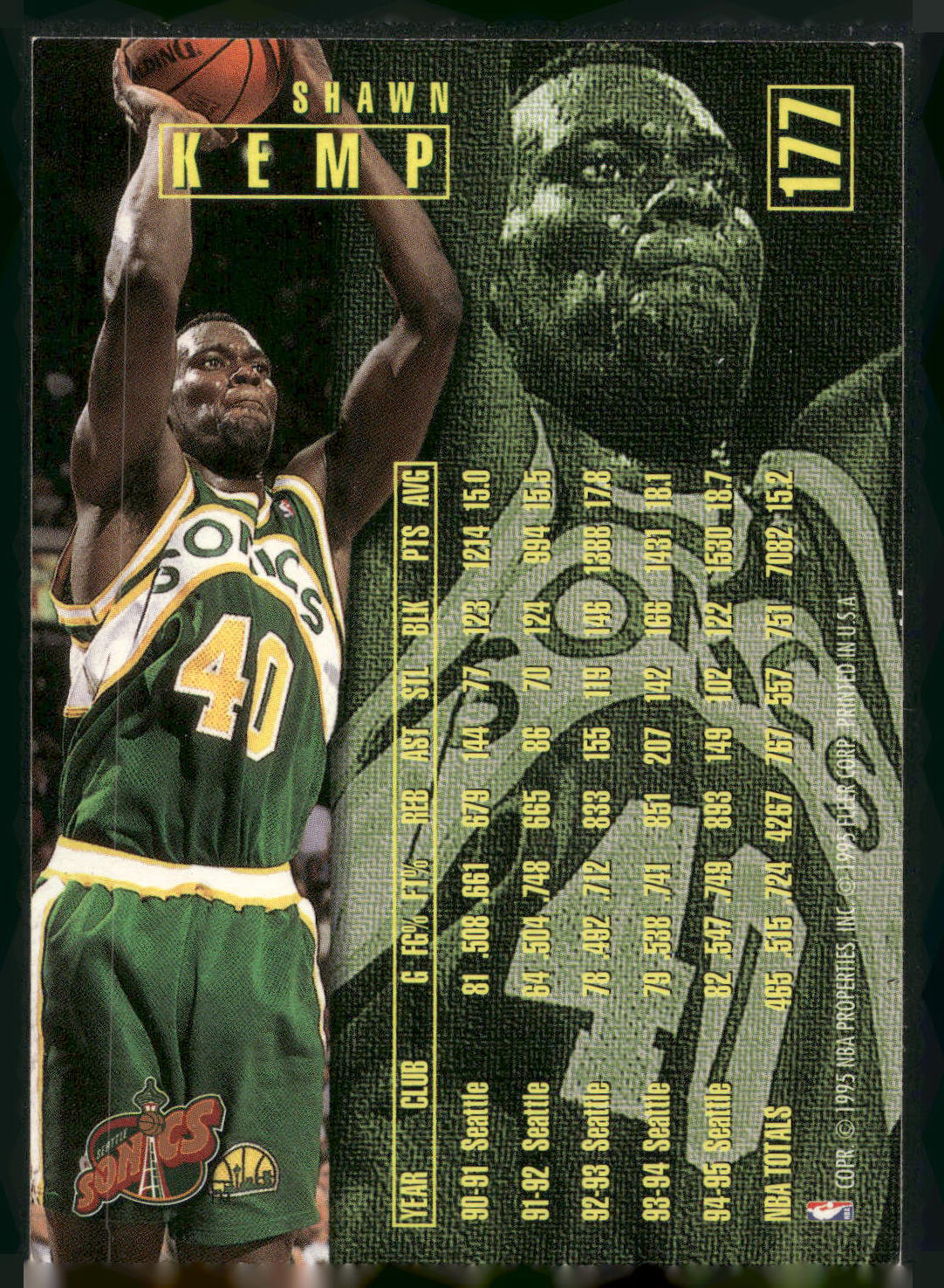 1995-96 Fleer #177 Shawn Kemp