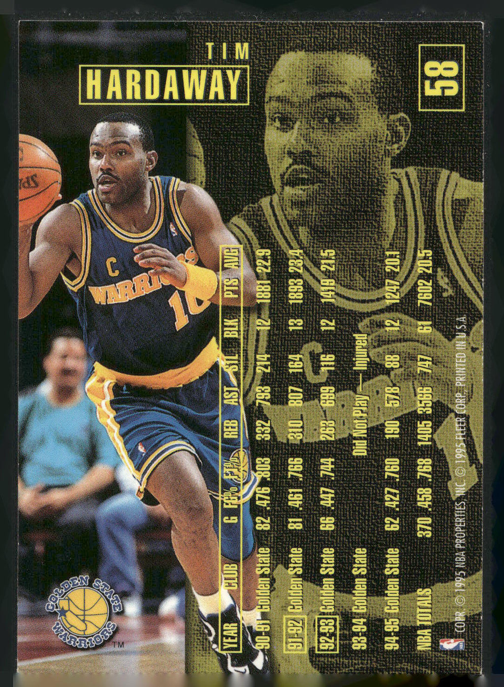 1995-96 Fleer #58 Tim Hardaway