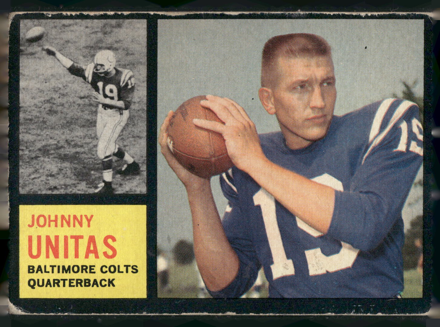 1962 Topps #1 Johnny Unitas