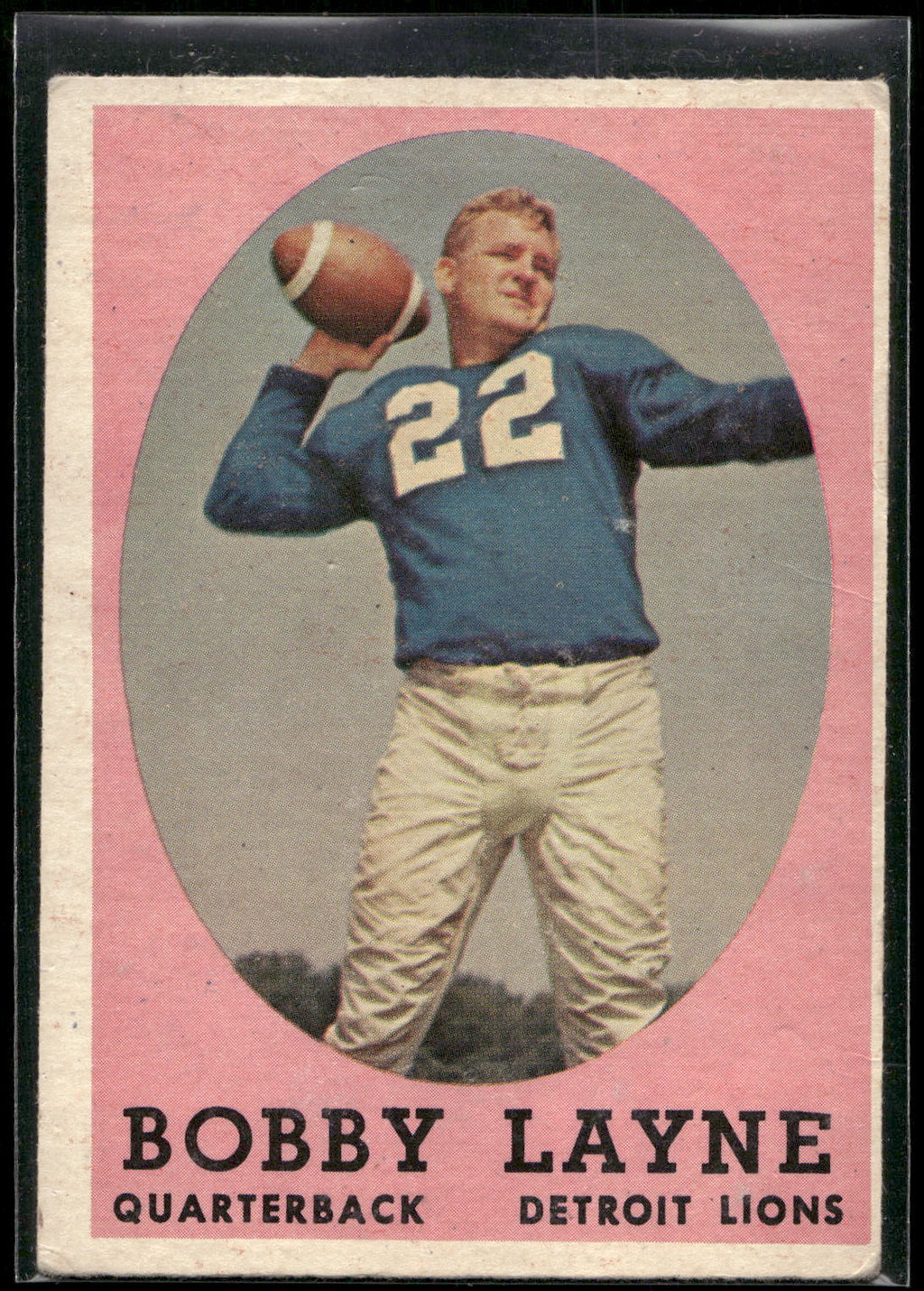 1958 Topps #2 Bobby Layne