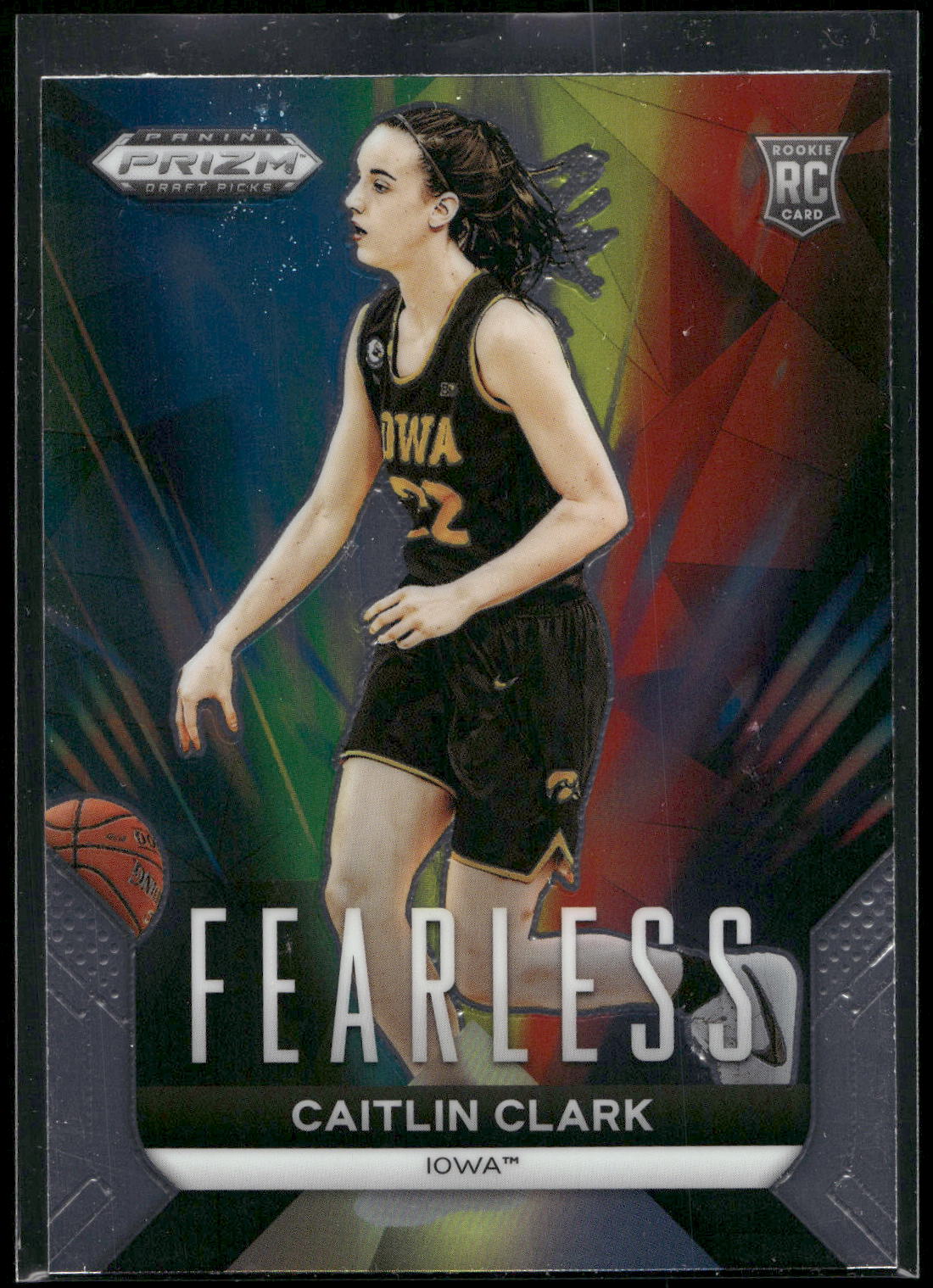 2024 Panini Prizm Draft Picks #24 Caitlin Clark Fearless