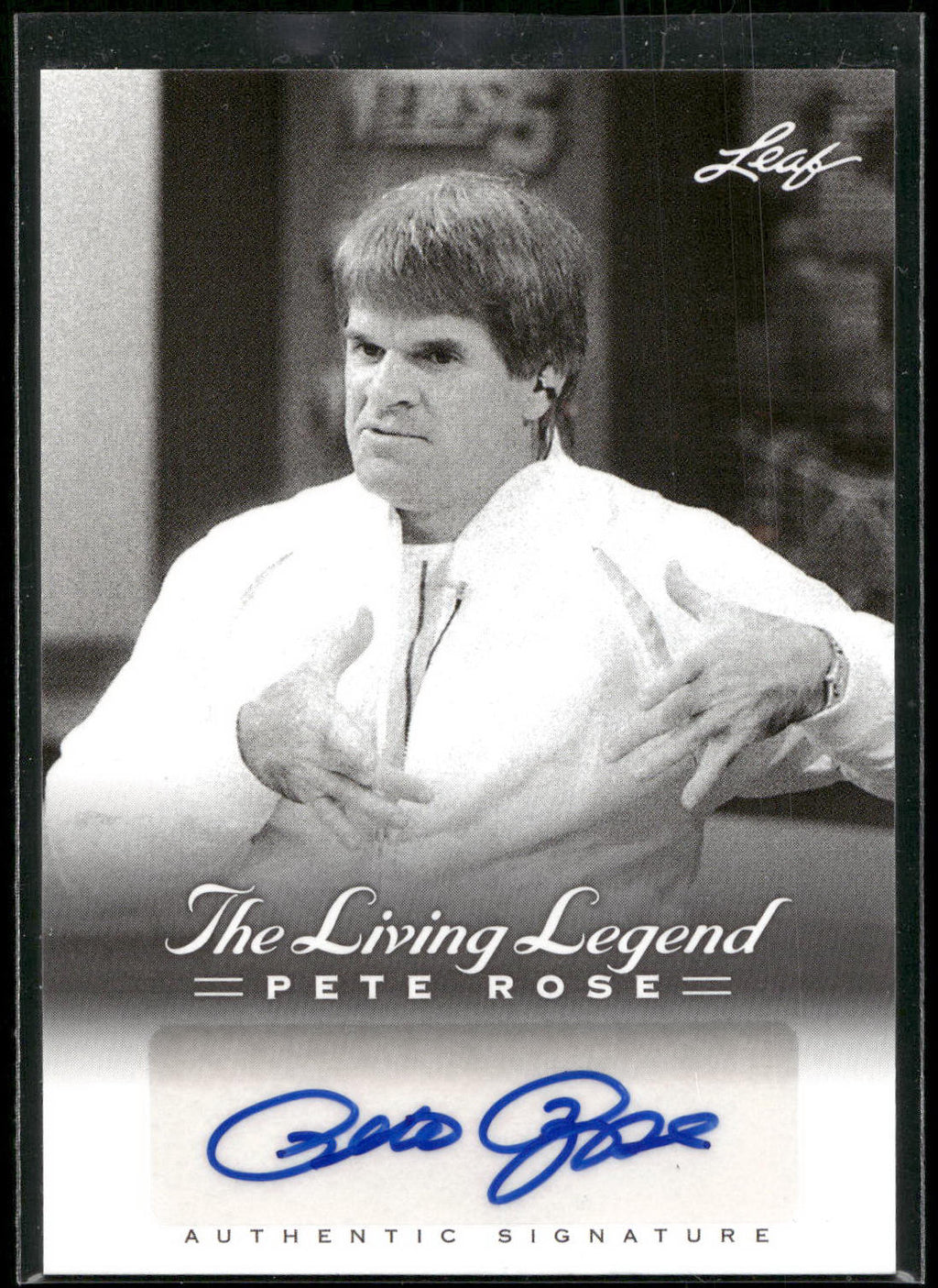 2012 Leaf Pete Rose The Living Legend #AU-49 Pete Rose Autographs