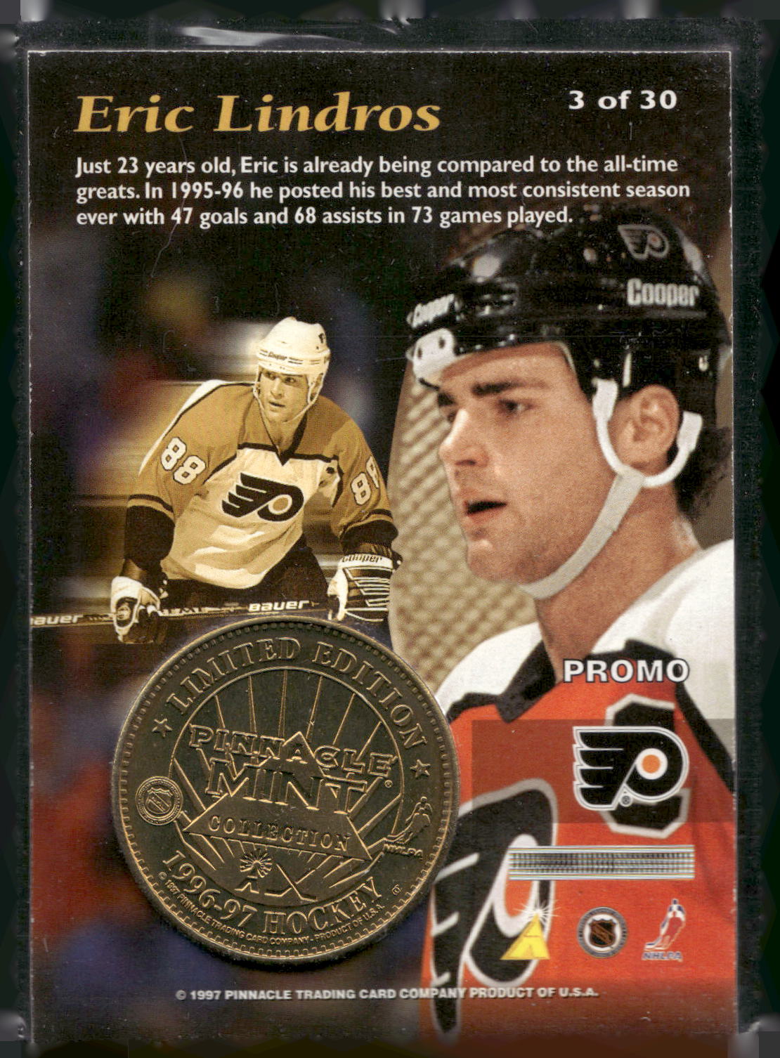 1996-97 Pinnacle Mint Collection #3 Eric Lindros Bronze