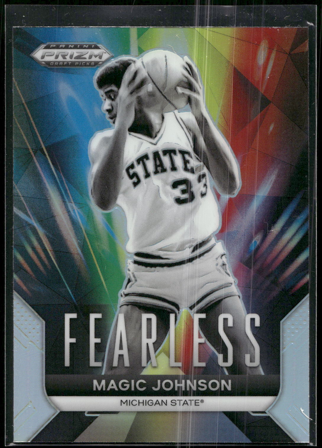 2024 Panini Prizm Draft Picks #13 Magic Johnson Fearless Prizms Silver