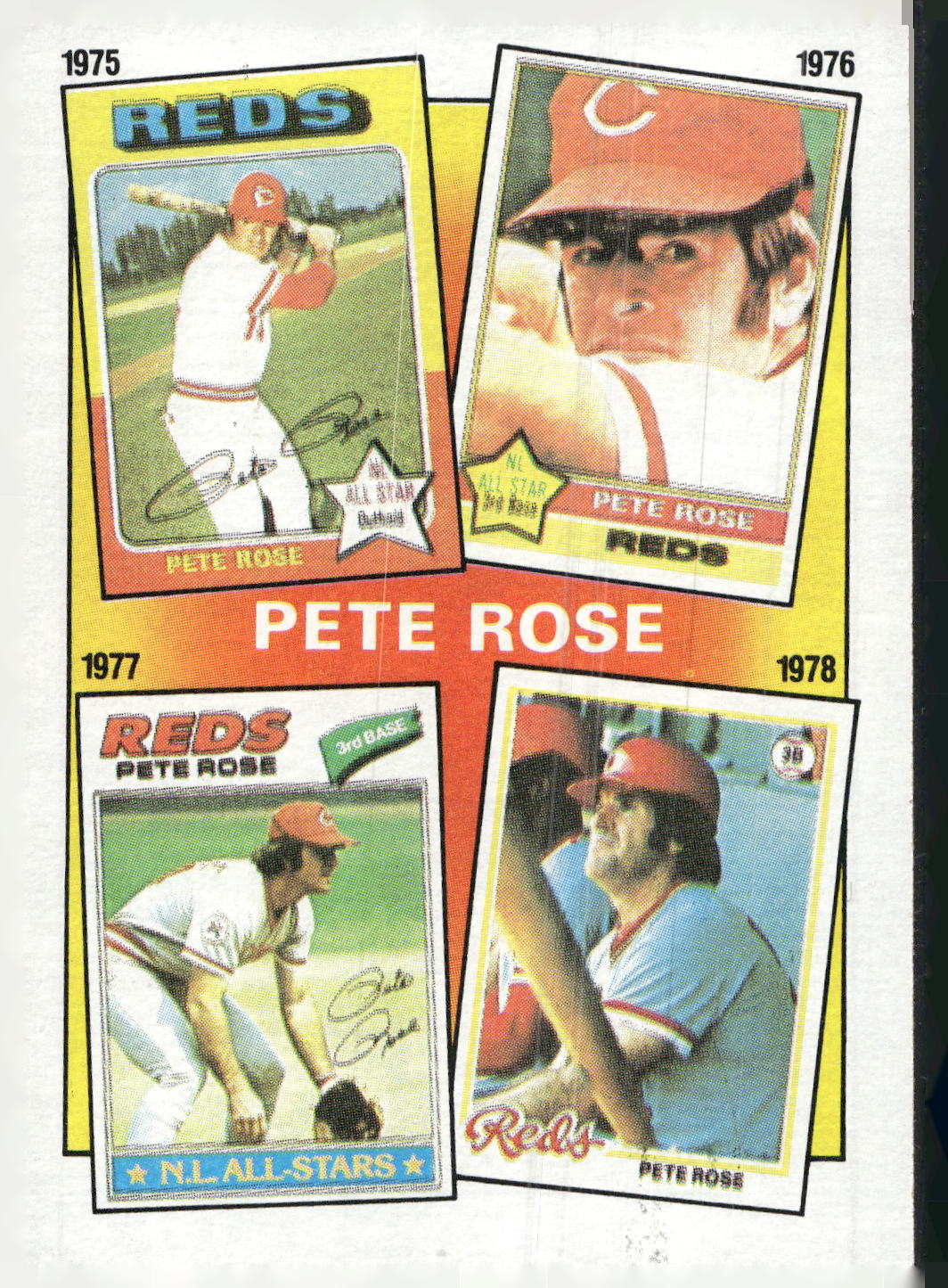 1986 Topps #5 The Pete Rose Years: 1975-1978 TPRY
