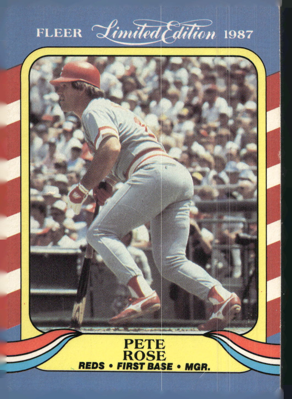 1987 Fleer Limited Edition #36 Pete Rose