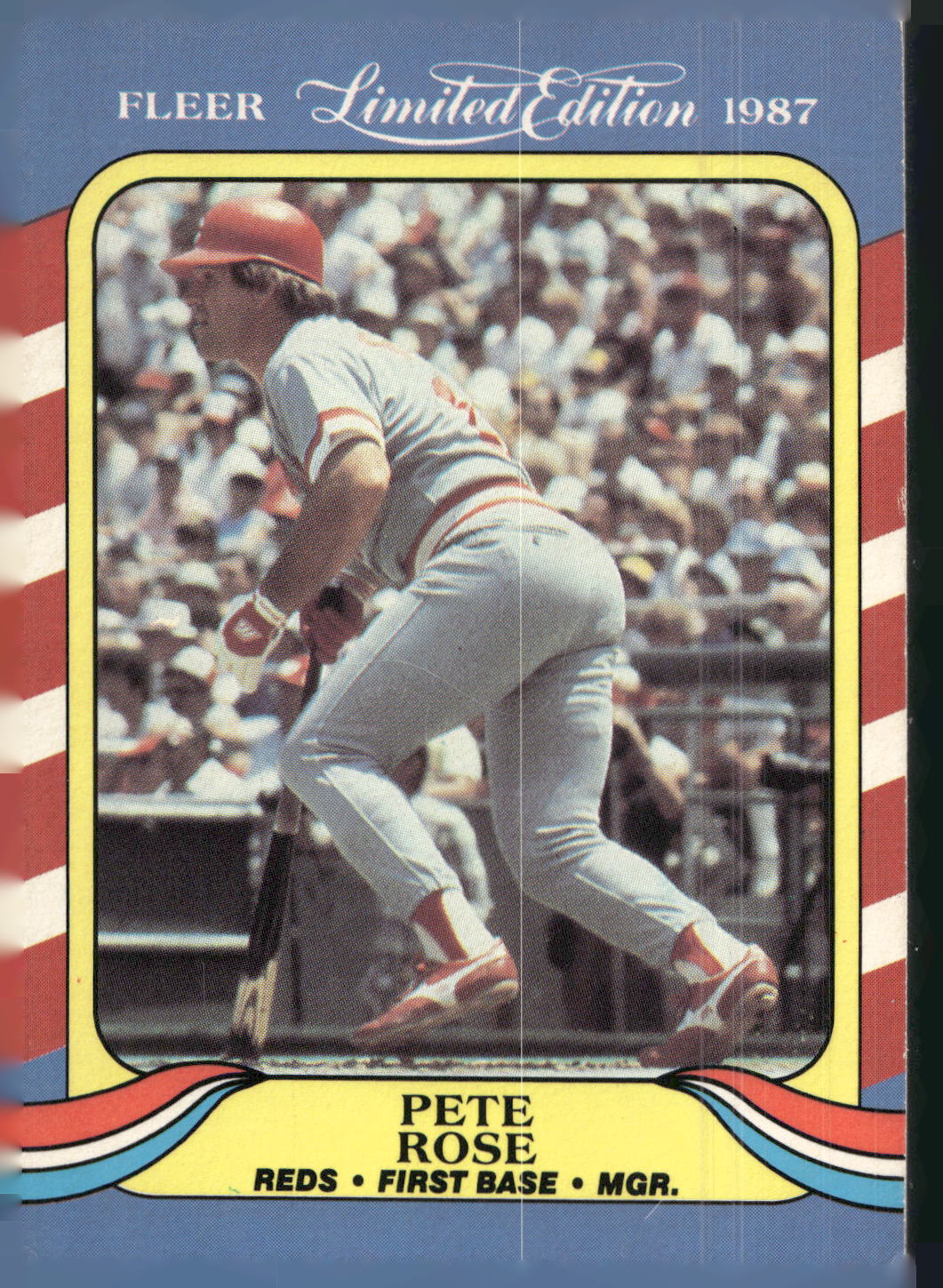 1987 Fleer Limited Edition #36 Pete Rose
