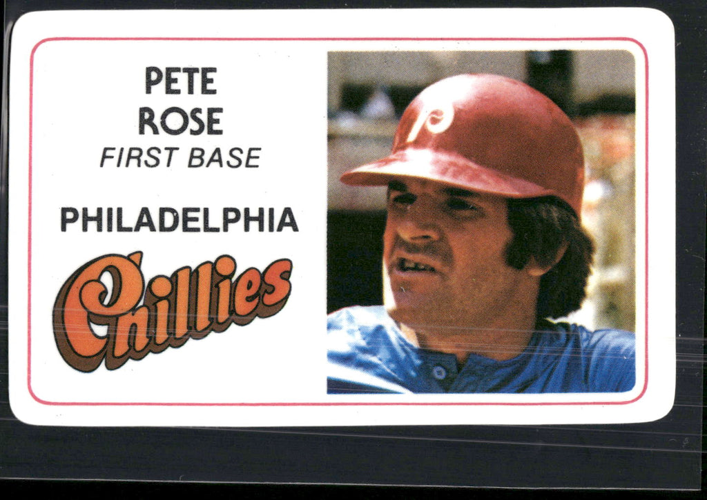 1981 Perma-Graphics Superstar Credit Cards #005 Pete Rose