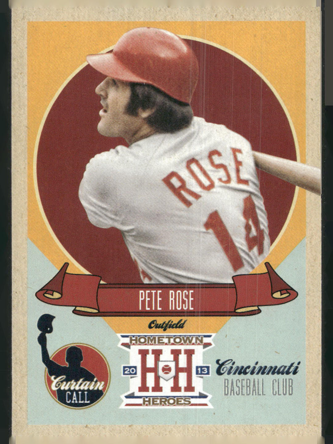 2013 Panini Hometown Heroes #CC9 Pete Rose Curtain Call