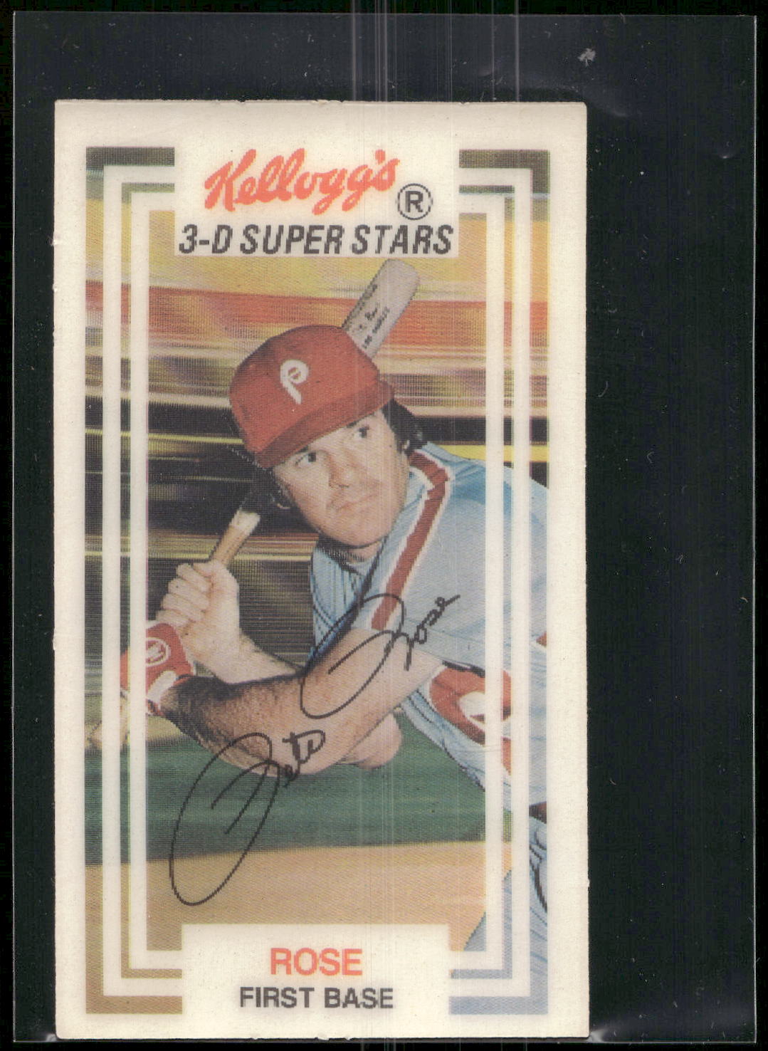 1983 Kellogg's 3-D Super Stars #6 Pete Rose