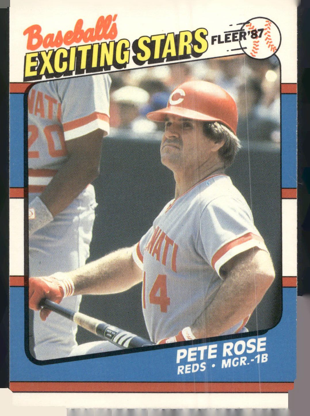 1987 Fleer Baseball's Exciting Stars #38 Pete Rose
