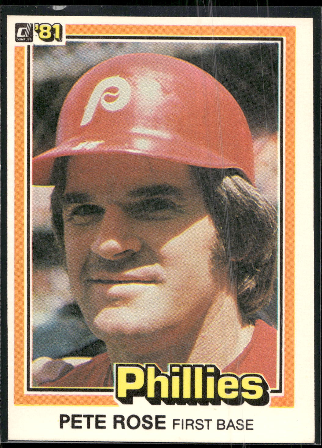 1981 Donruss #371 Pete Rose