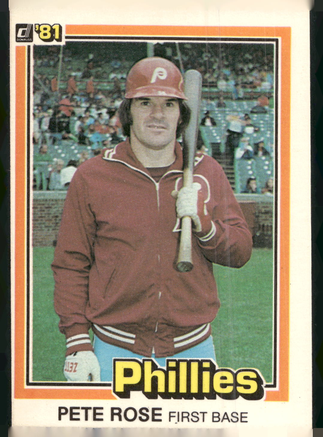 1981 Donruss #131b Pete Rose