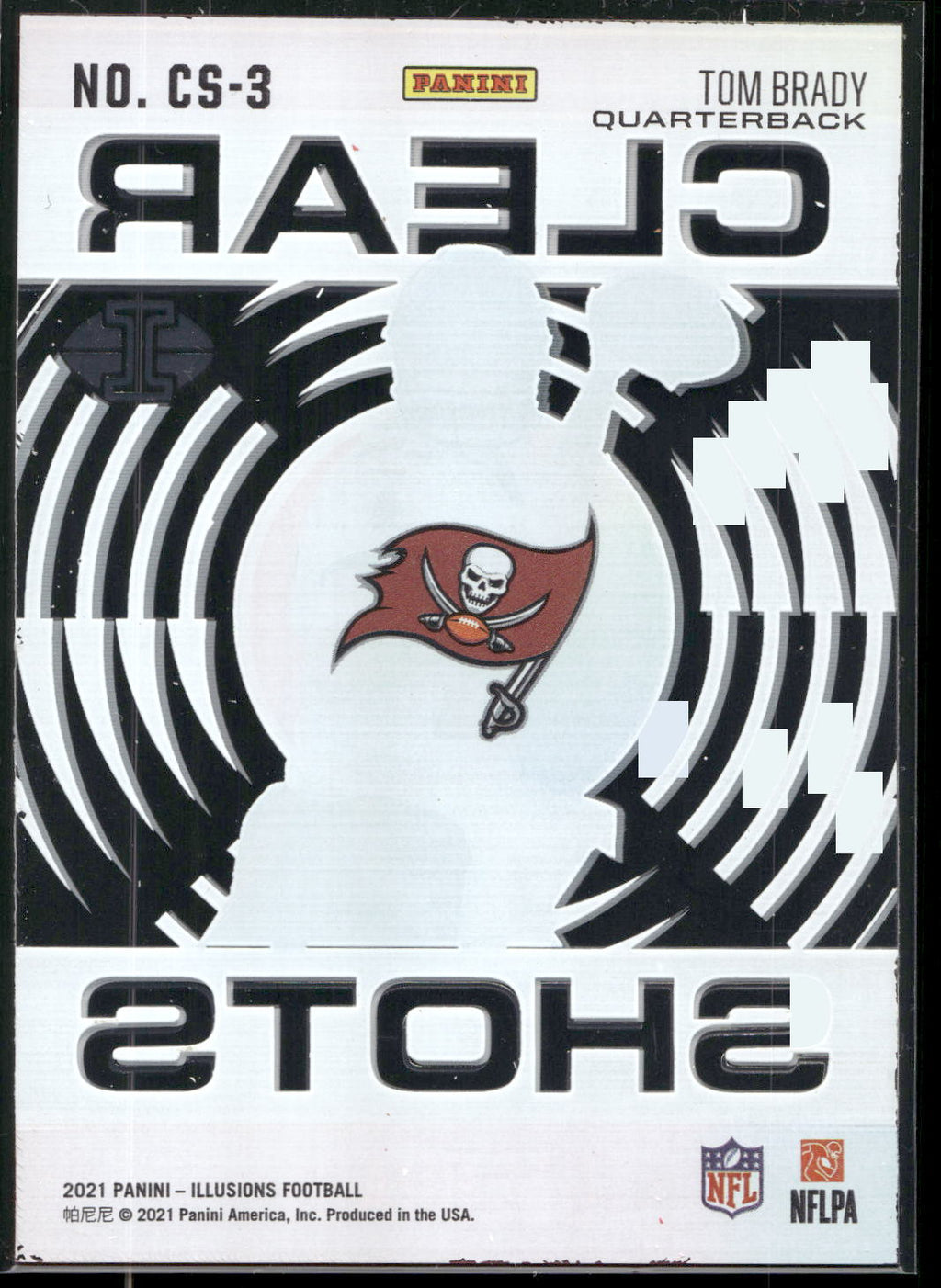 2021 Panini Illusions #CS-3 Tom Brady Clear Shots
