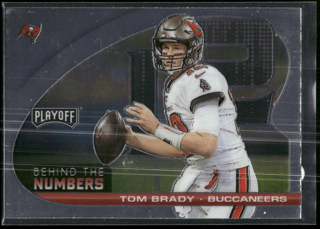 2021 Panini Playoff #BTN-TBR Tom Brady Behind the Numbers