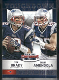 2014 Panini Contenders #20 Tom Brady / Danny Amendola Touchdown Tandems