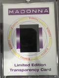 Madonna (Nude) LIMITED EDITION #1 of 1 TRANSPARENCY CARD WITH 35mm 450/500