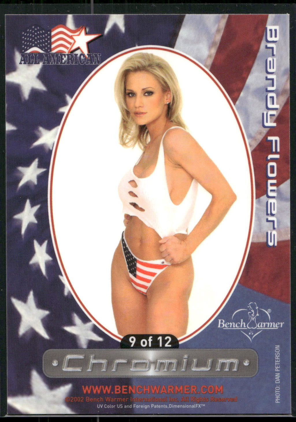 2002 Bench Warmer #9 Brandi Flowers All-American Chromium