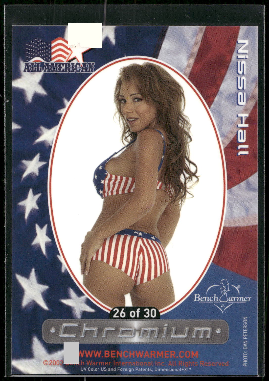 2002 Bench Warmer #26 Nissa Hall All-American Chromium