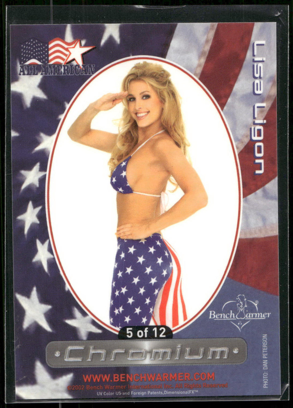 2002 Bench Warmer #5 Lisa Ligon All-American Chromium