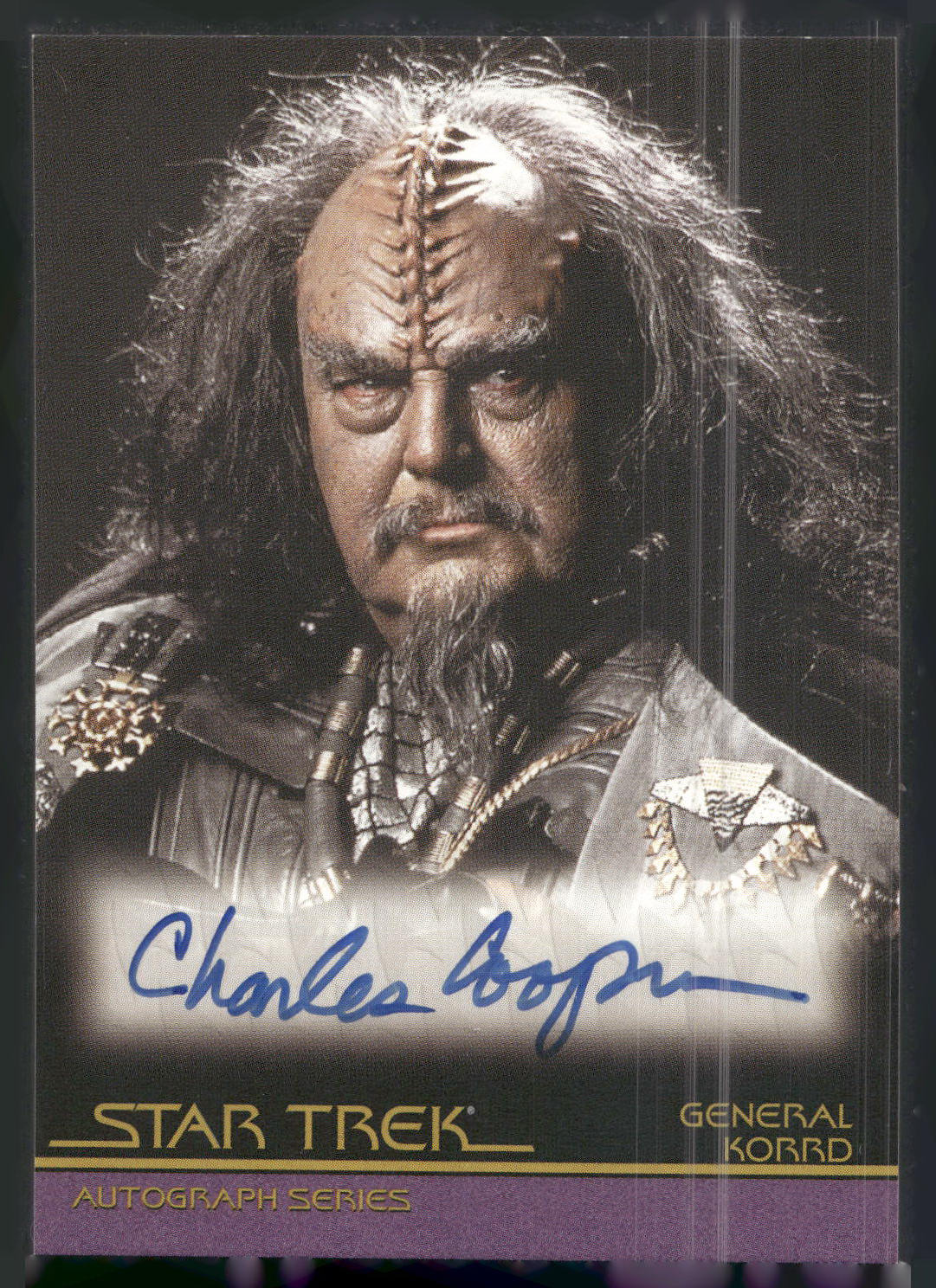 2007 Rittenhouse The Complete Star Trek Movies #A16 Charles Cooper Auto