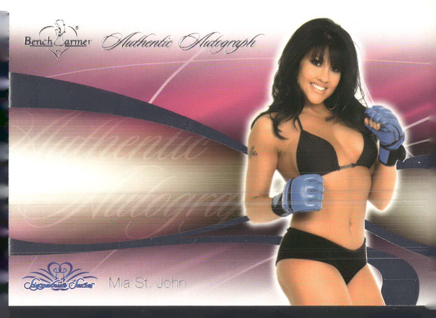 2008 Bench Warmer Signature #59 Mia St. John (Error) Auto Missing