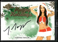 2013 Bench Warmer Happy Holidays #NNO Tabitha Taylor Happy Holiday Autographs