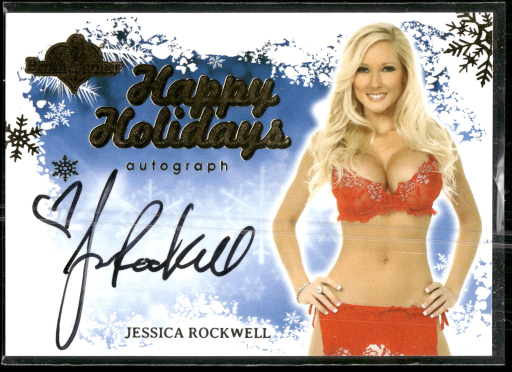 2013 Bench Warmer Happy Holidays #NNO Jessica Rockwell Happy Holiday Autographs