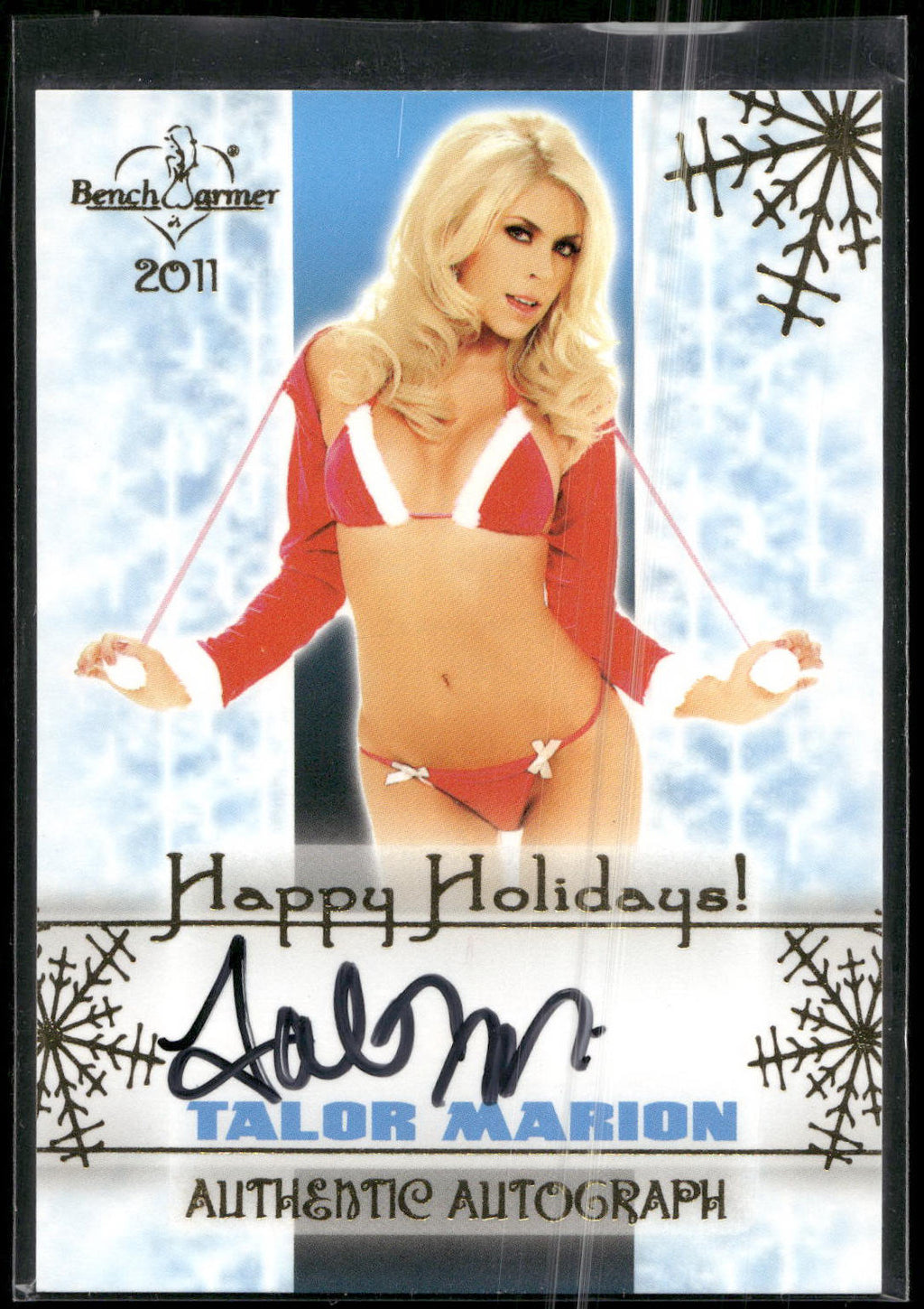 2011 Bench Warmer Happy Holidays! #NNO Talor Marion