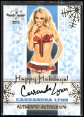 2012 Bench Warmer Holiday Cassandra Lynn Holiday Autographs