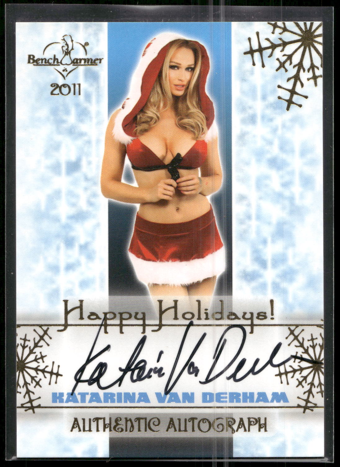 2011 Bench Warmer Signature Katarina Van Derham Autographs